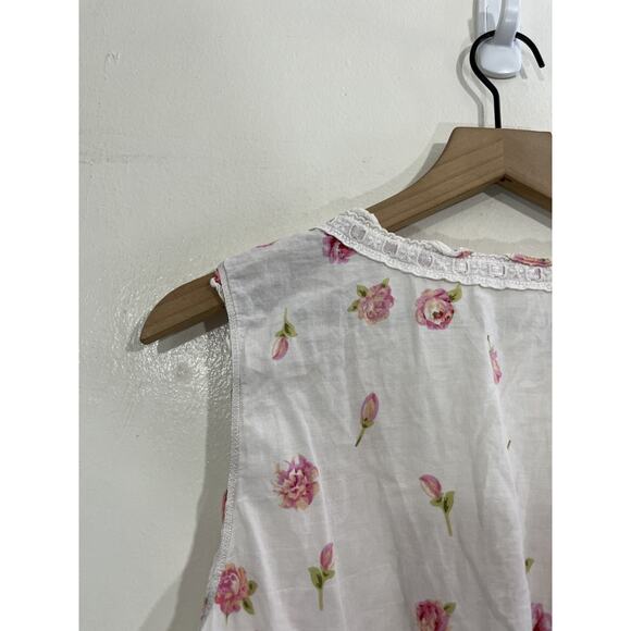 Y2K Victorian Inspired Renaissance Floral Top XL Peasant Romantic Fairy Cottage - Picture 6 of 10